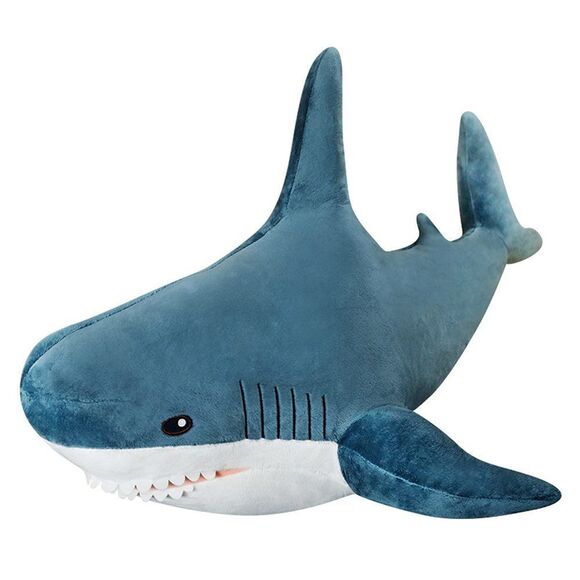 39.4 Inch XXL Chonky Giant Shark Stuffed Animal,Soft Squishy Shark Toys Shark P - Picture 1 of 15